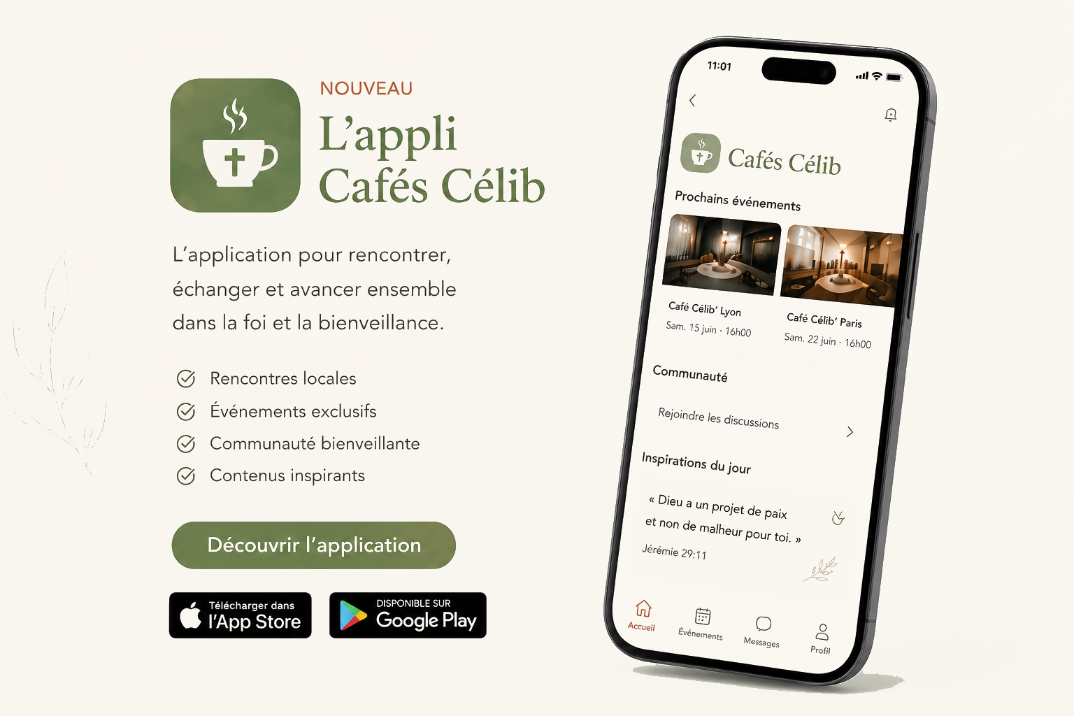 L'appli Cafés Célib