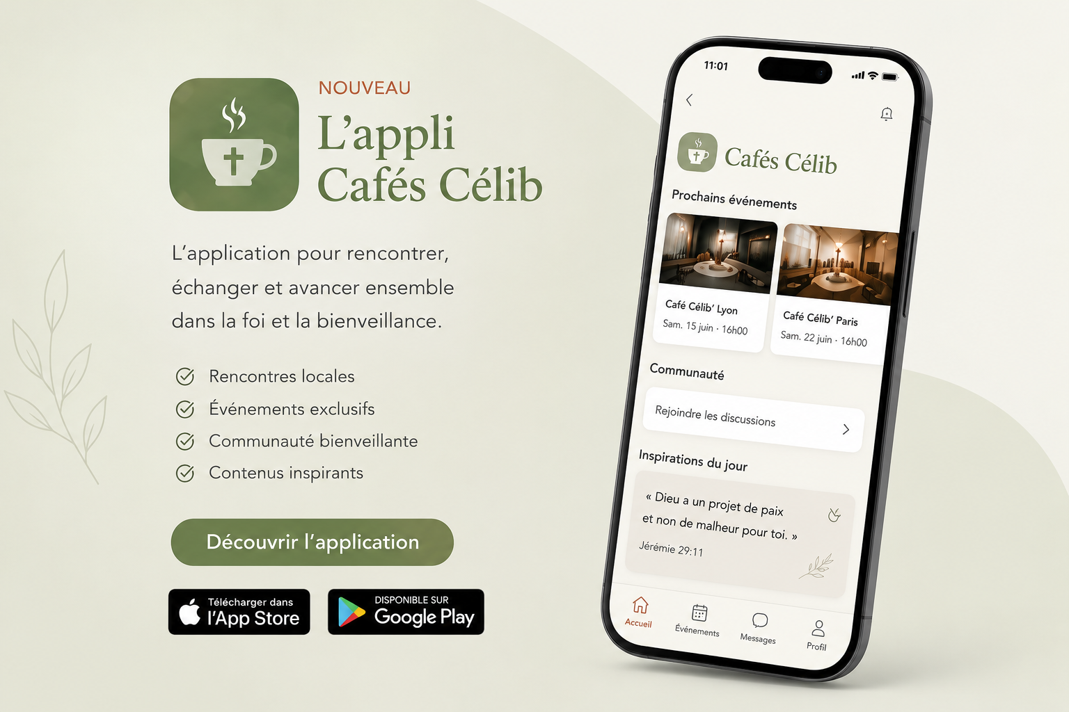 L'appli Cafés Célib